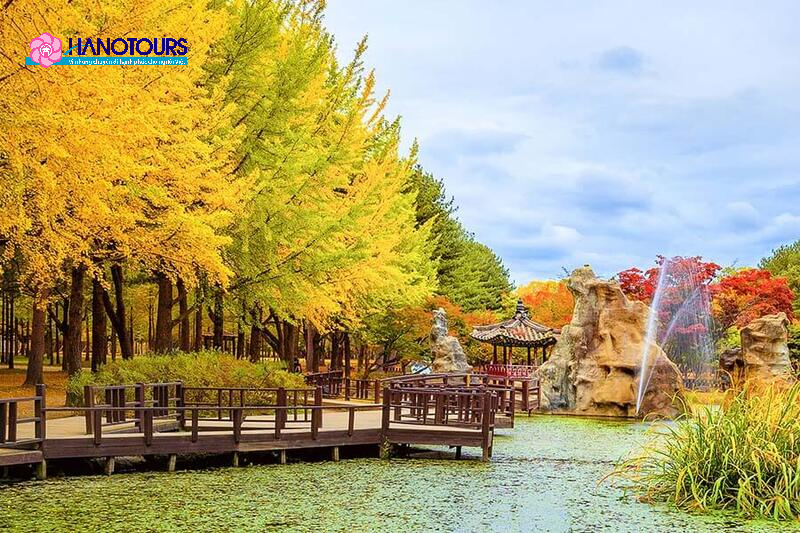 Địa điểm du lịch Hàn Quốc tháng 3 - Đảo Nami